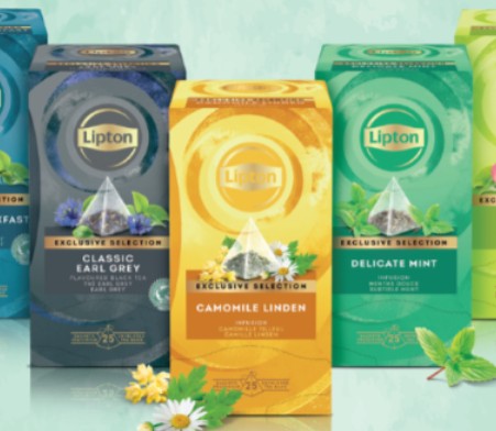 LIPTON CAMOMILE LINDEN Envoloped Tea Bags - 6 x 25 Pack