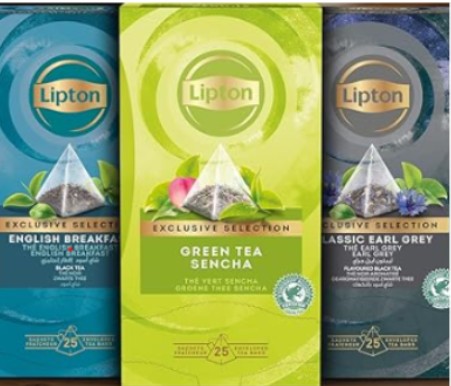 LIPTON GREEN TEA SENCHA Envoloped Tea Bags - 6 x 25 Pack