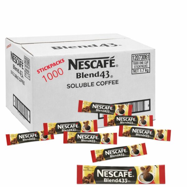 NESCAFÉ BLEND 43 Coffee Sticks - 1.7g x 1000 Pack