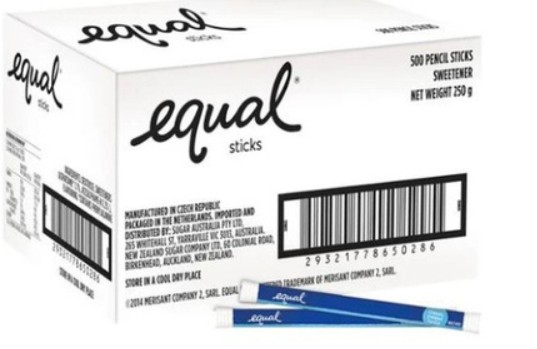 EQUAL - Sweetener Sticks - 500 Pack