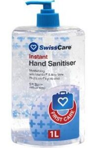 SwissCare 75% Alcholhol Instant Hand Sanitiser - 500ml x 12 Pack