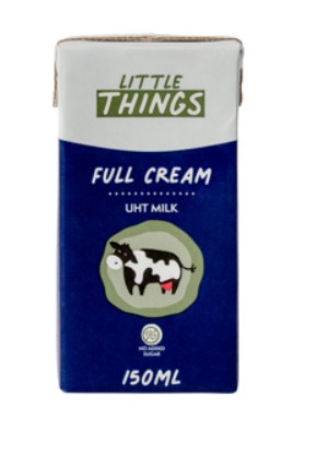 LITTLE THINGS Full Cream Long Life Milk - 32 x 150ml