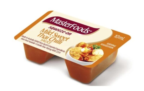MASTERFOODS - Sweet Chilli Thai Sauce - Squeeze-On - 10ml x 100 Pack