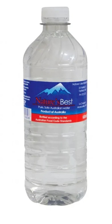 NATURE'S BEST Water - 24 x 600ml Pack
