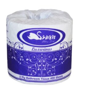 SWAN Toilet Rolls - 2 Ply / 400 Sheets - 48 Pack