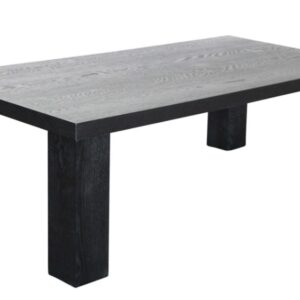 ZENITH Coffee Table - Ash Hardwood Timber Black