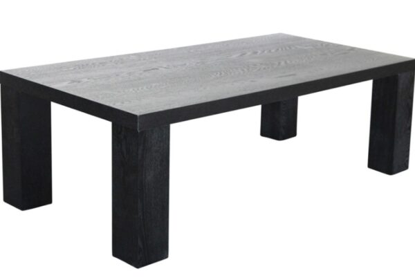 ZENITH Coffee Table - Ash Hardwood Timber Black