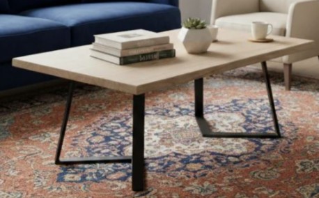 ZENITH Coffee Table -Hardwood Timber and Steel