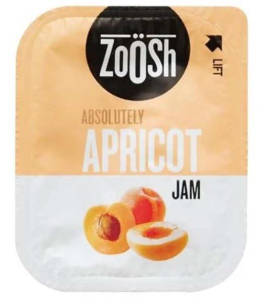 ZOOSH - APRICOT Jam - 13.6gm x 50 Pack Tray